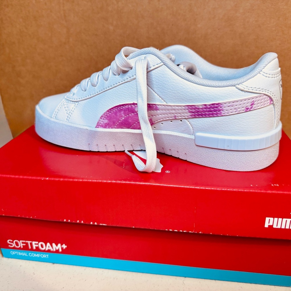Puma White Sneakers with SoftFoam+